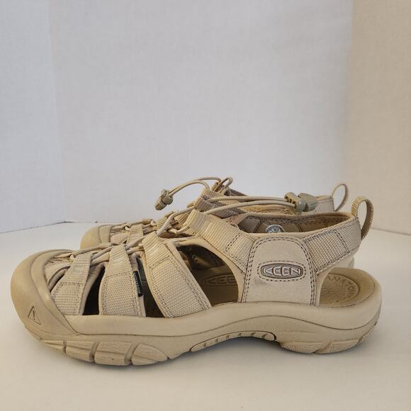 KEEN Women's Newport H2 Closed Toe Water Sandals, Monochrome/Safari, 10.5 - Picture 4 of 8